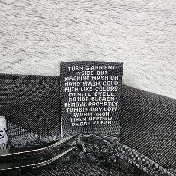 Larry Levine Skirt Womens 10 Black Tiered Pencil Side Zip Stretch Preppy Office - Picture 5 of 8